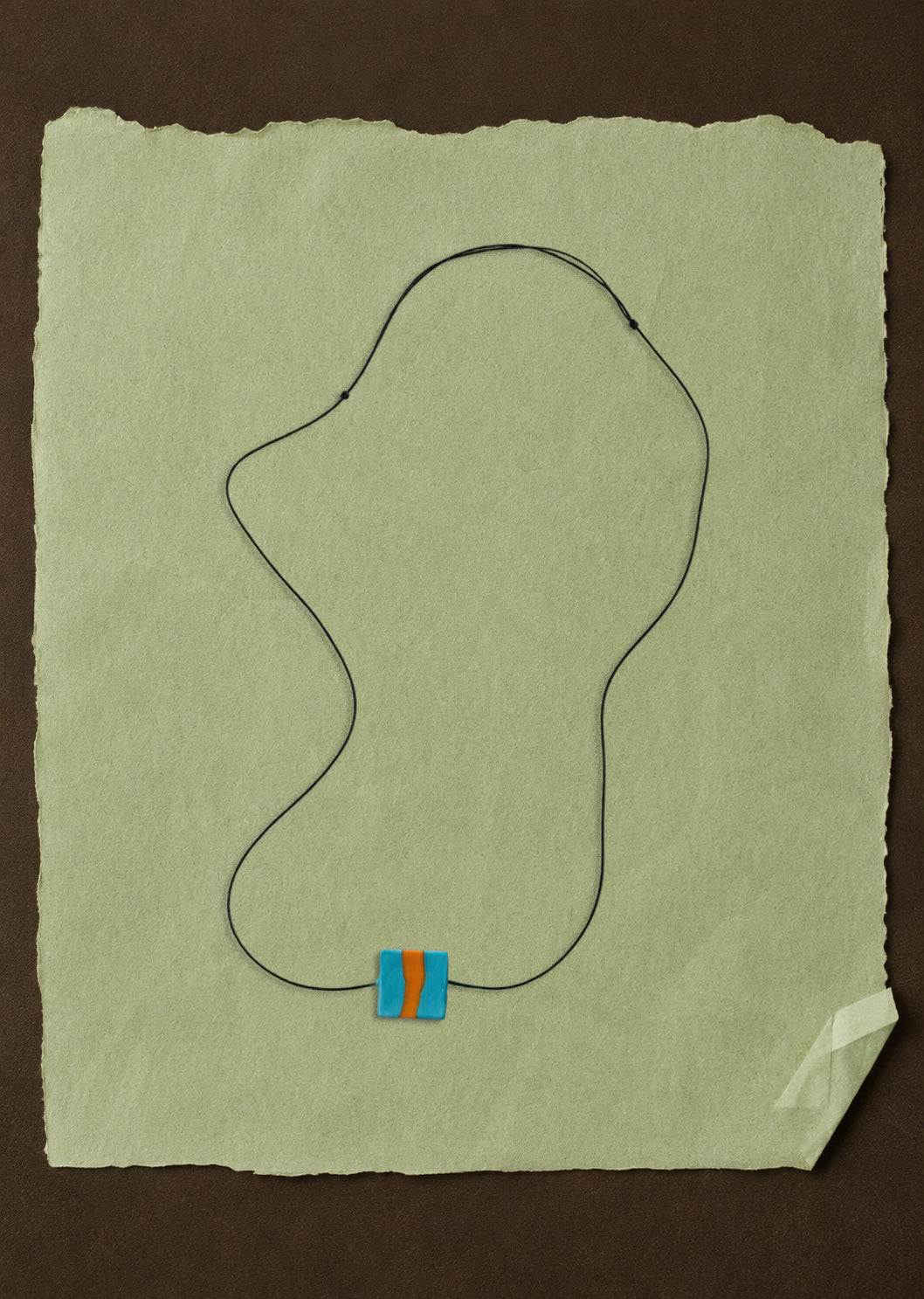 Nico Necklace - Square Stripe